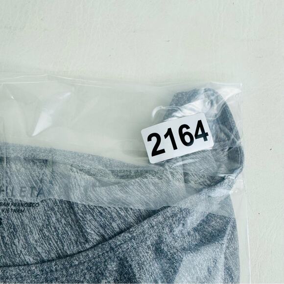 Athleta Sunlover Hilo UPF Mini Dress Heather Gray Asymmetric Size Small - Picture 12 of 13